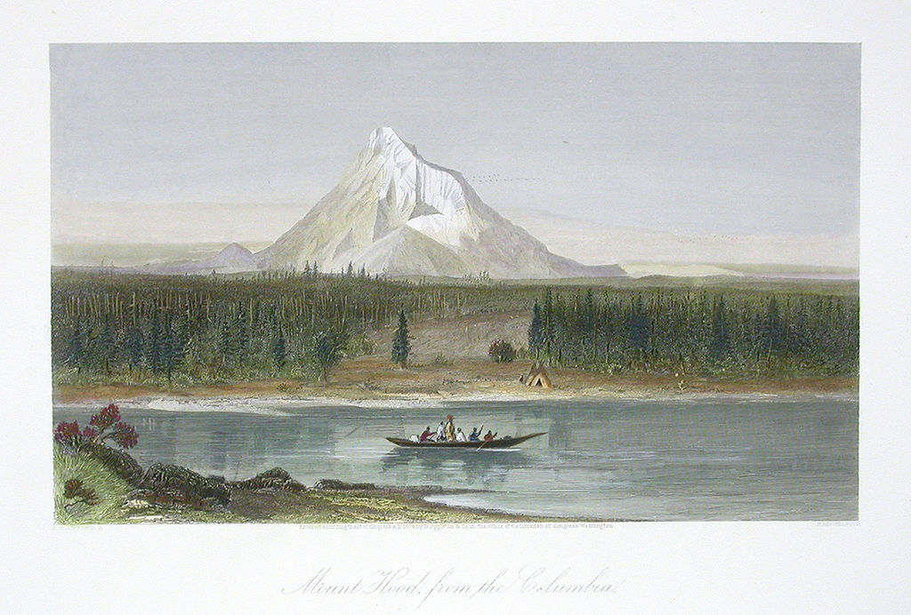 Mt. Hood, Illustration by R.S. Gifford