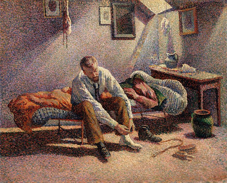 Morning Interior Maximilien Luce, 1890