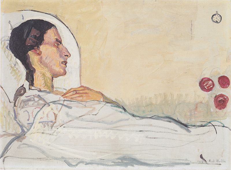Hodler - Valentine Godé-Darel im Krankenbett - 1914